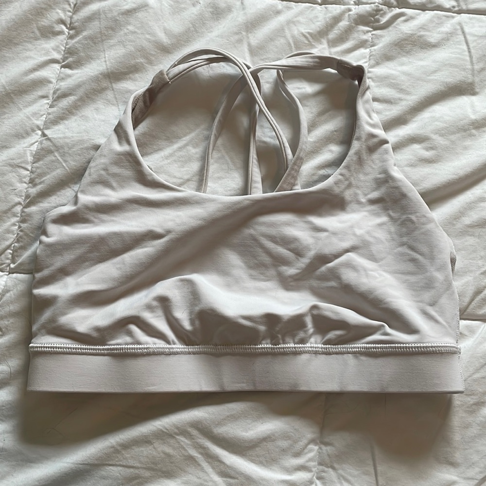 Lululemon energy bra white